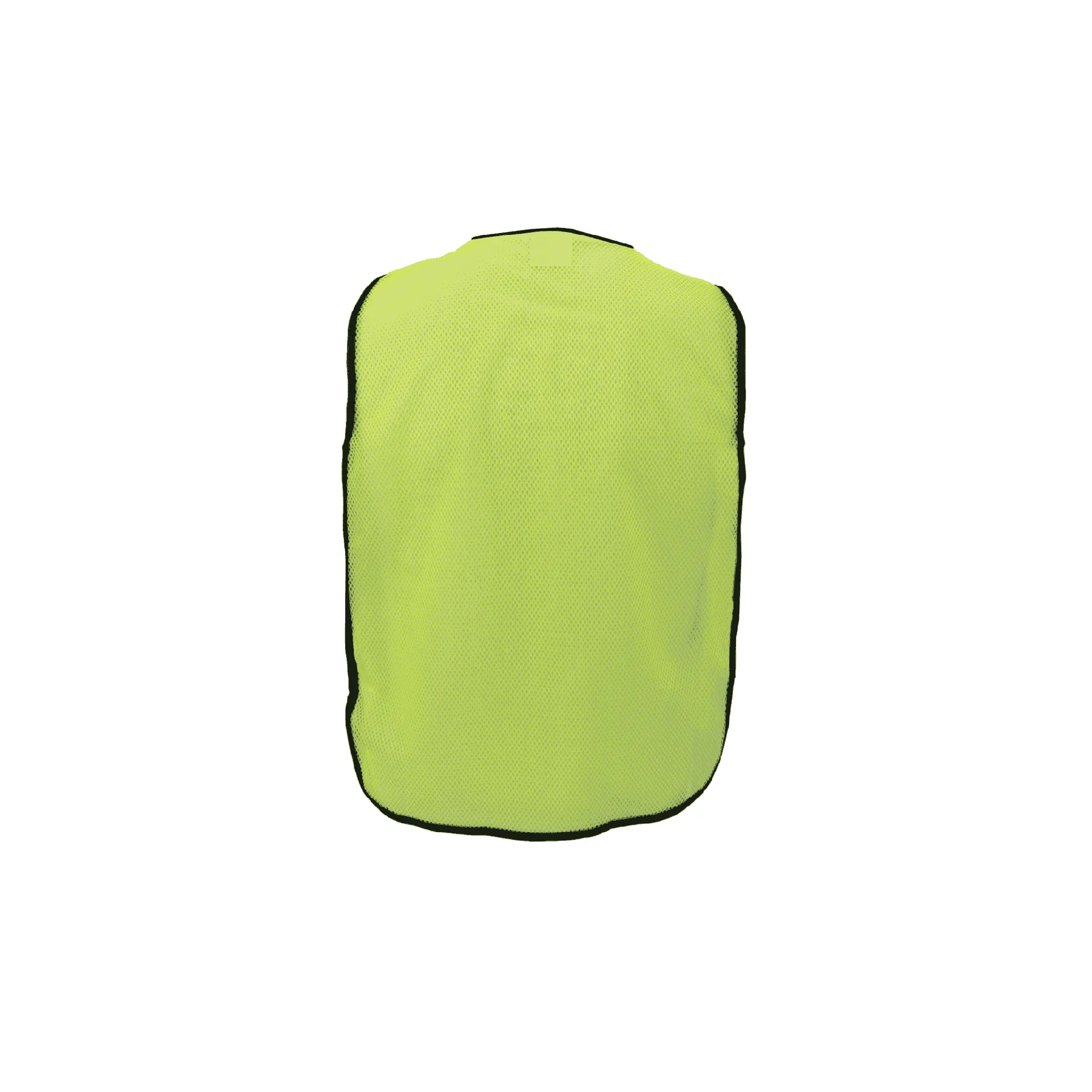 Economy Lime Safety Vest with Hook & Loop Closure (One Size)
