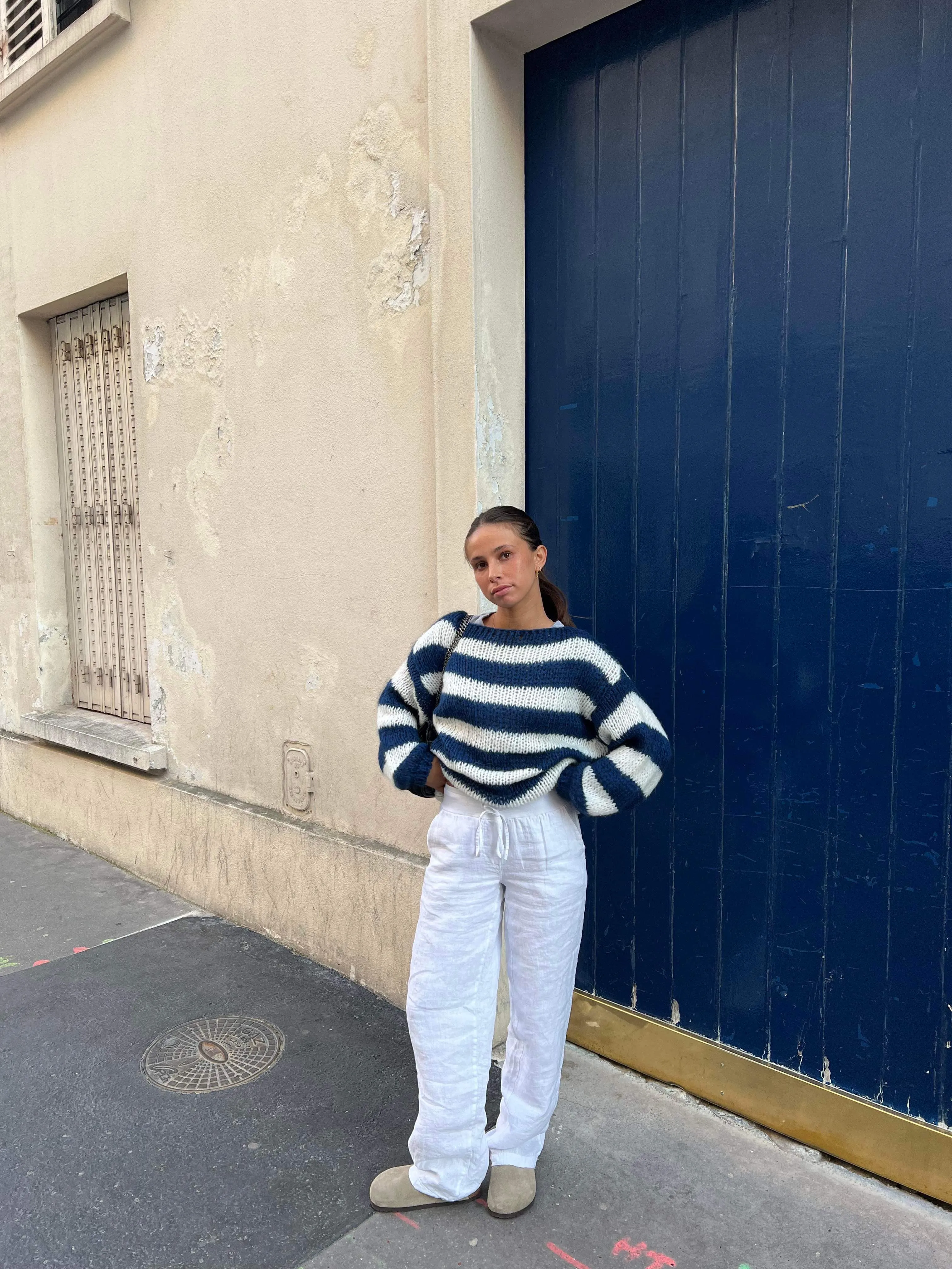Edda | Striped knit sweater