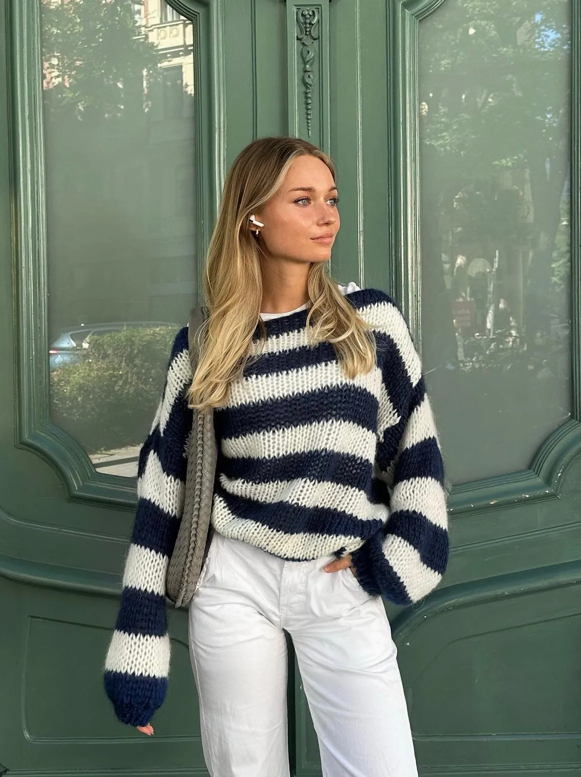 Edda | Striped knit sweater
