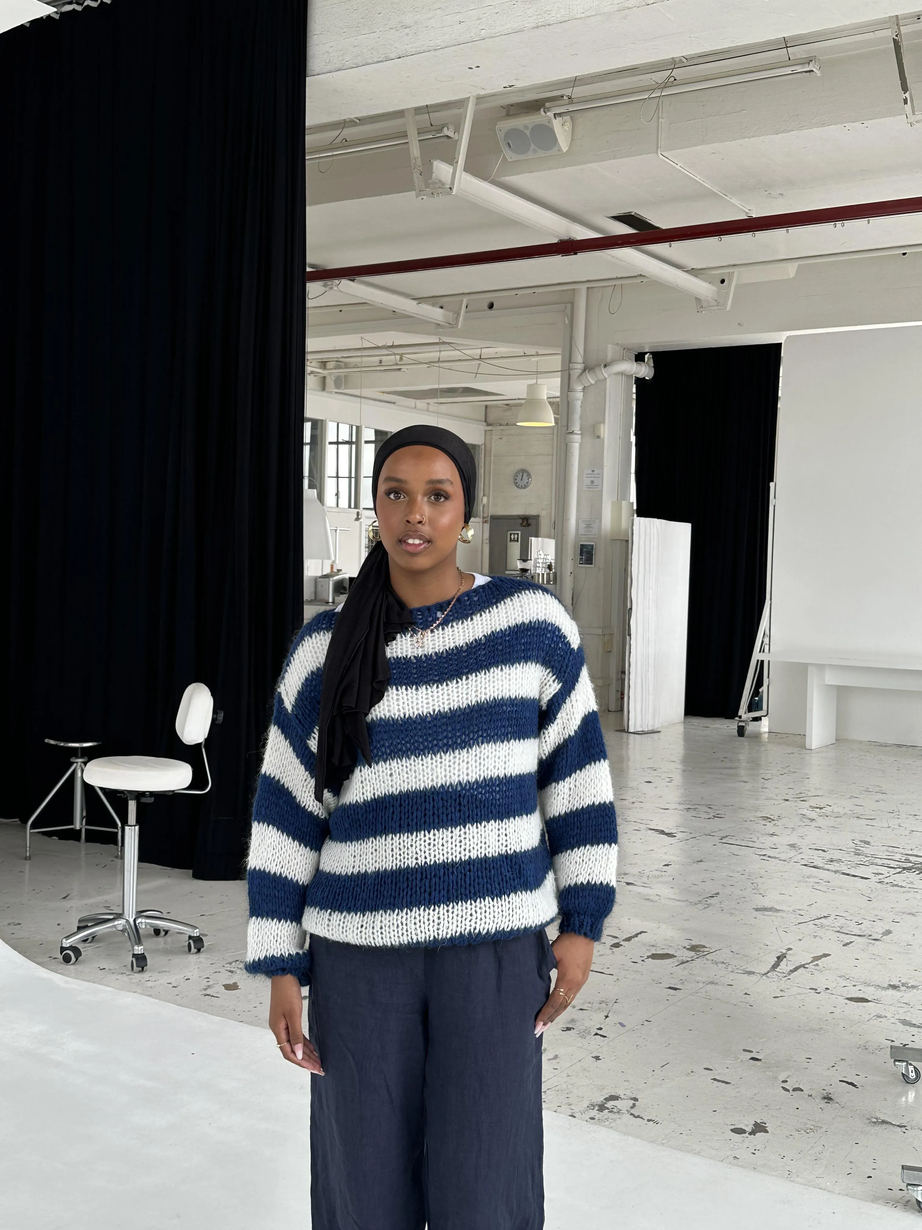 Edda | Striped knit sweater