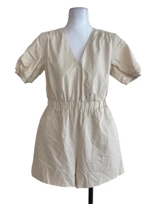 Egg Nog V Neck Rompers LB