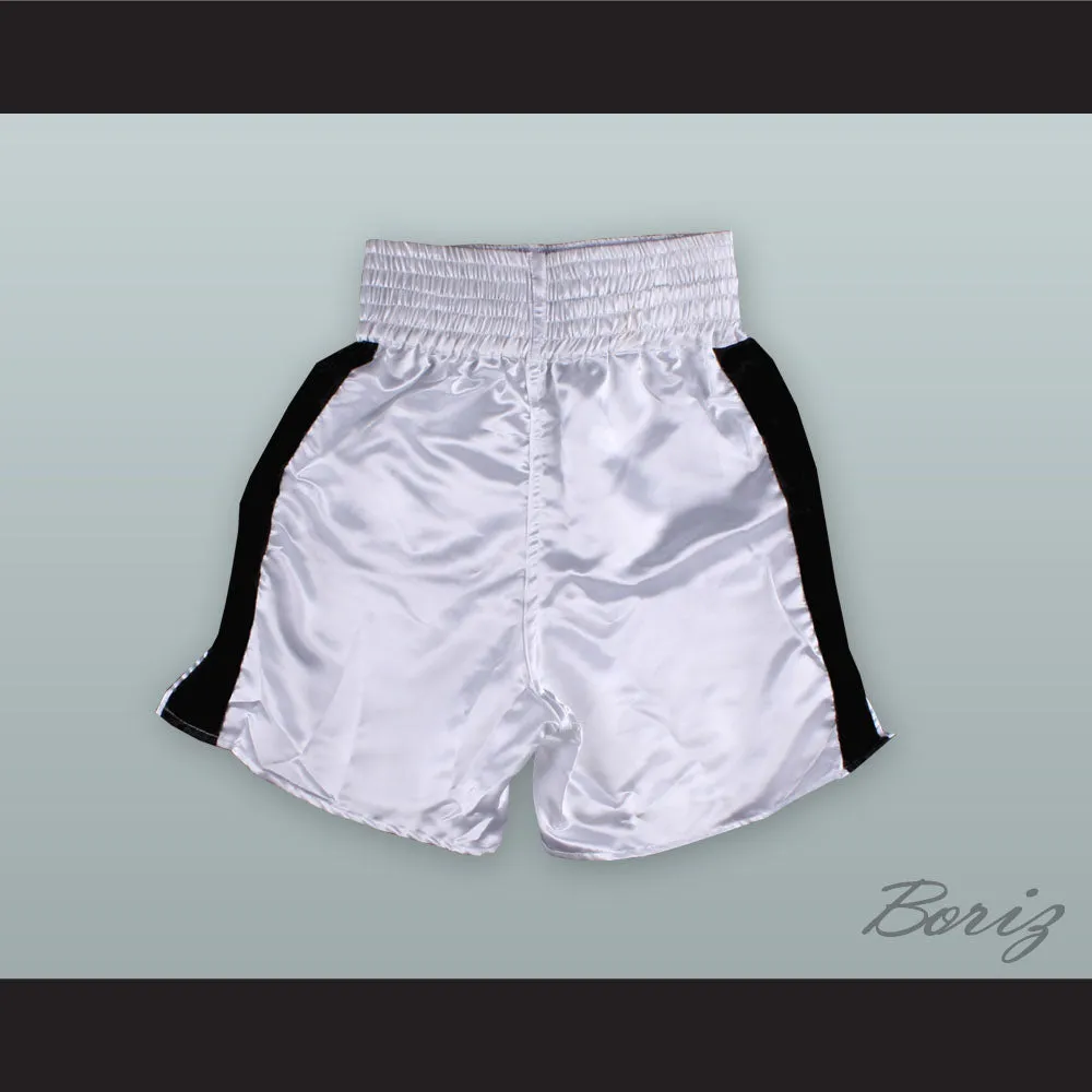 Erik 'The Terrible' Morales White Boxing Shorts