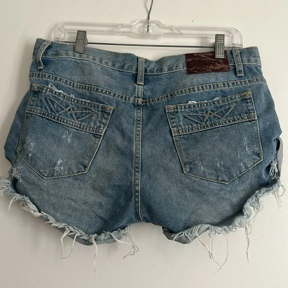 EUC One x One Teaspoon Heavily Distressed High Waisted Shorts size 29