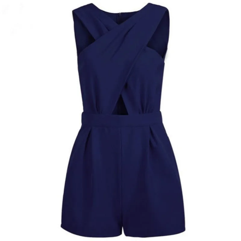 Fashion Rompers Women's V Neck Bodycon Jumpsuit Trousers Clubwear Party Clothes 4 Colors
