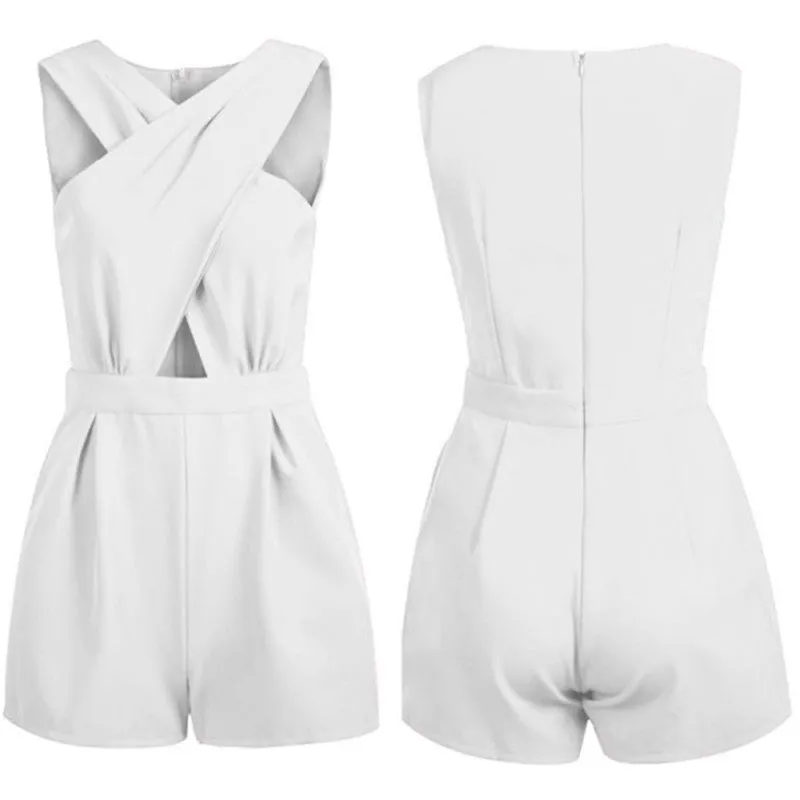 Fashion Rompers Women's V Neck Bodycon Jumpsuit Trousers Clubwear Party Clothes 4 Colors