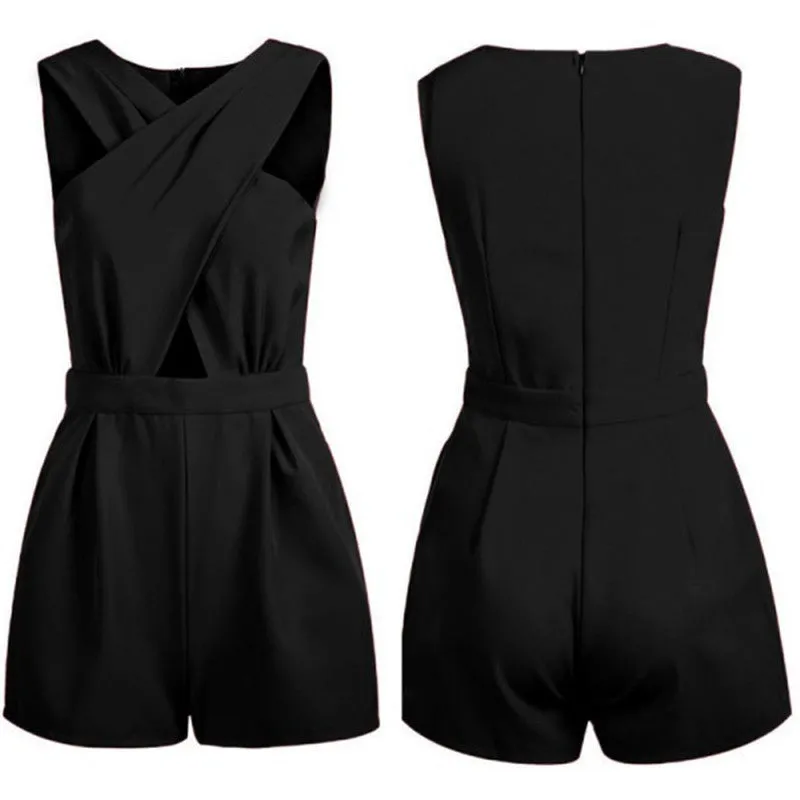 Fashion Rompers Women's V Neck Bodycon Jumpsuit Trousers Clubwear Party Clothes 4 Colors