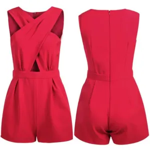 Fashion Rompers Women's V Neck Bodycon Jumpsuit Trousers Clubwear Party Clothes 4 Colors