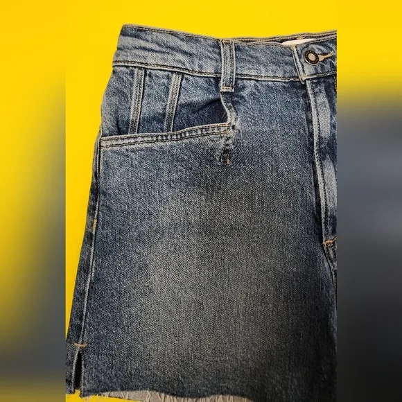 Favorite Daughter the Jordie Super High Waist Cutoff Denim Shorts in Lucerne 27
