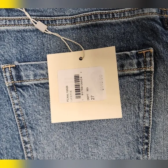 Favorite Daughter the Jordie Super High Waist Cutoff Denim Shorts in Lucerne 27