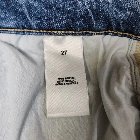 Favorite Daughter the Jordie Super High Waist Cutoff Denim Shorts in Lucerne 27