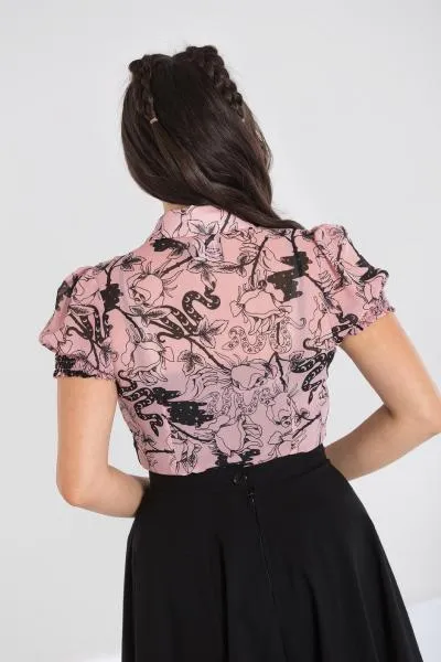 Fiona  Blouse - Pink -