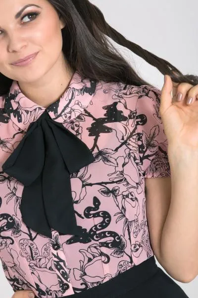 Fiona  Blouse - Pink -