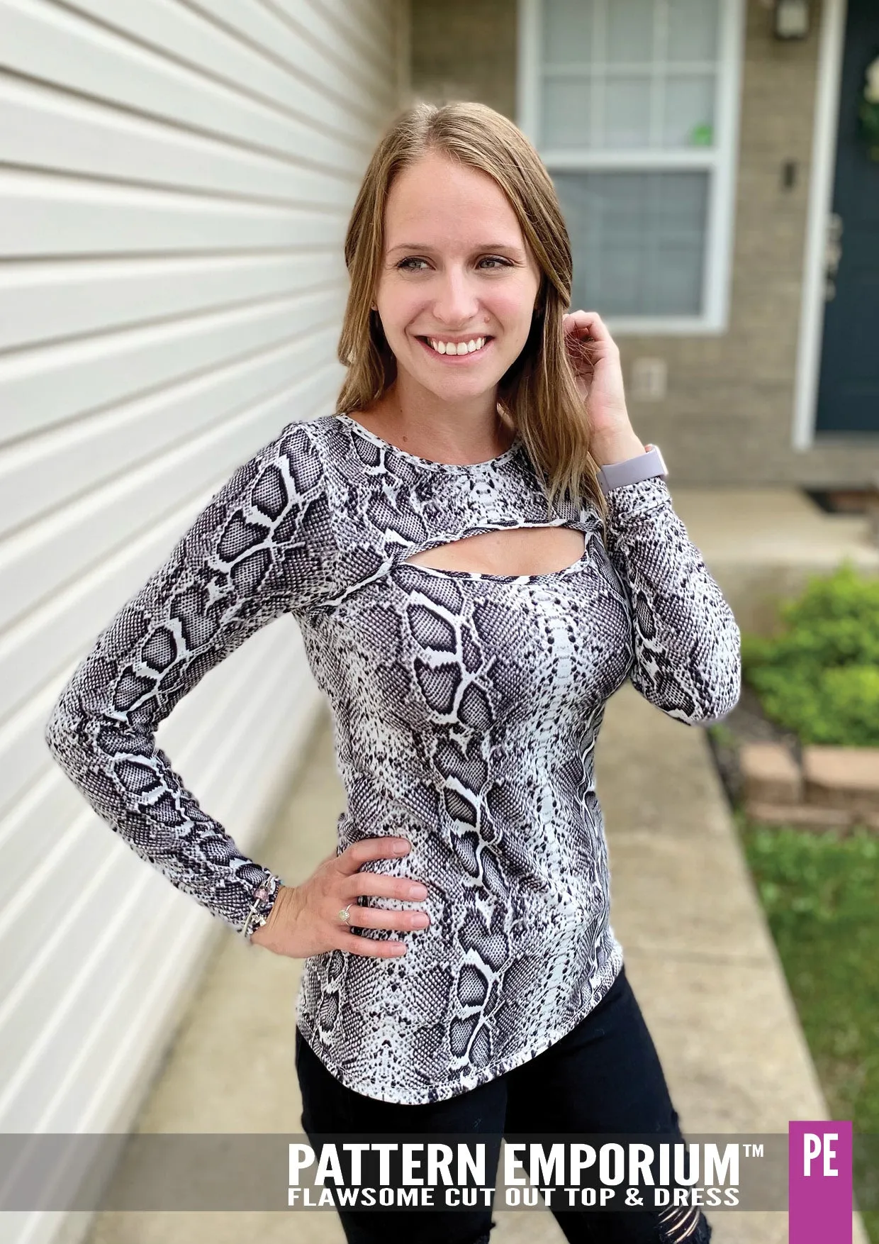 Flawsome | Cut Out Top & Dress Sewing Pattern