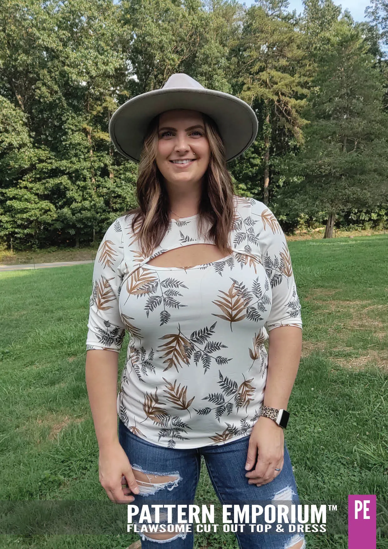 Flawsome | Cut Out Top & Dress Sewing Pattern