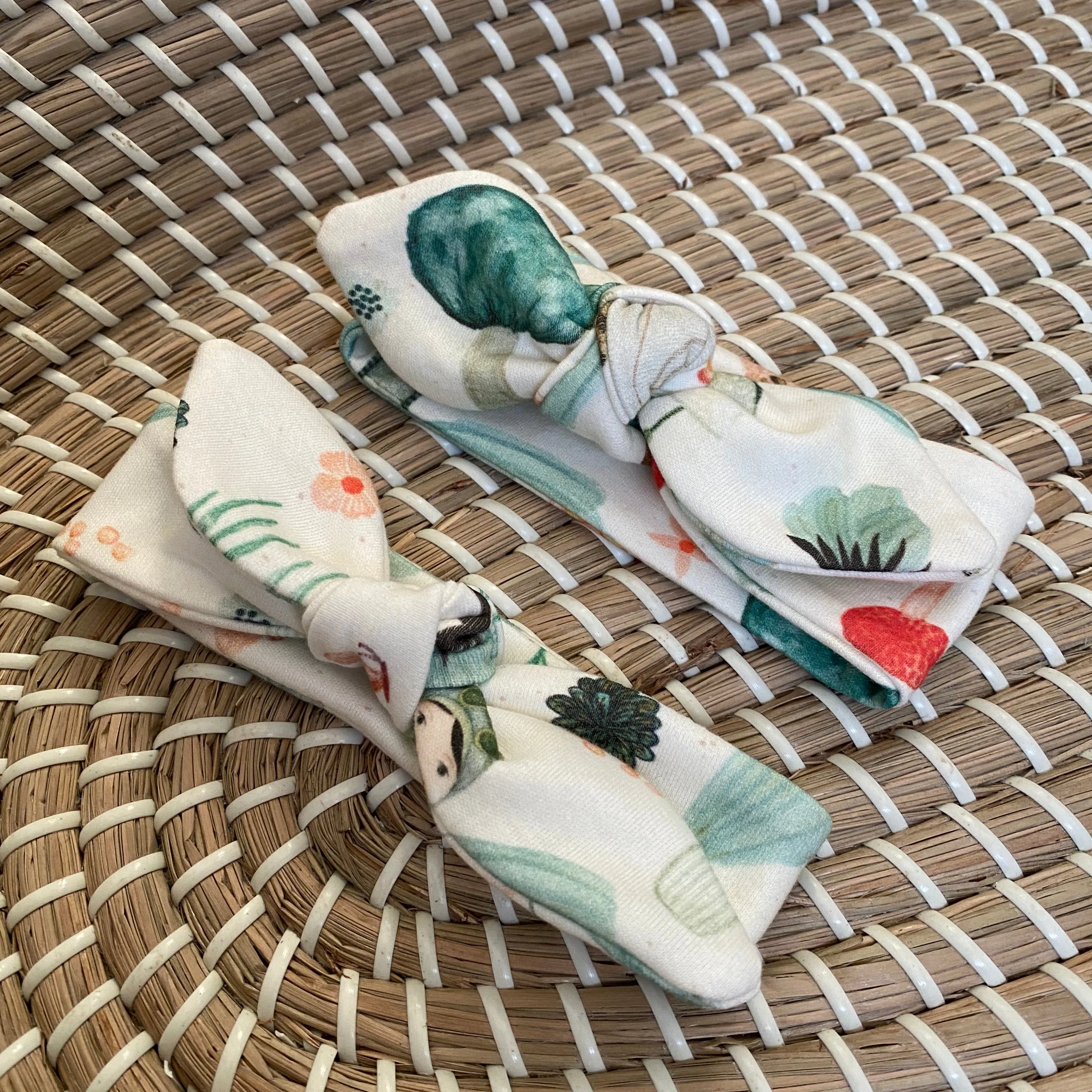 Flora and Fauna Knot Bow Headband | Ready To Post