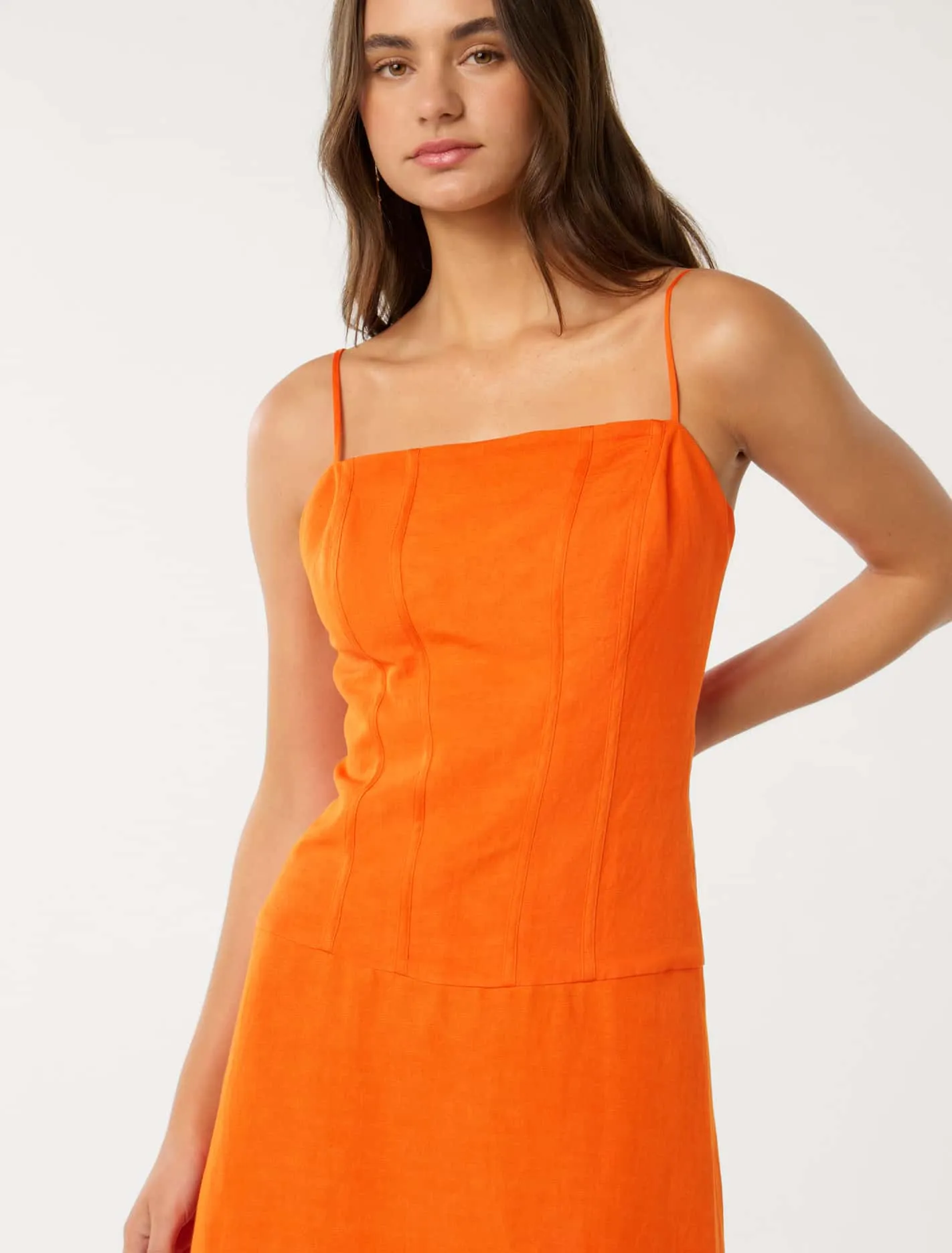 Flora Drop Waist Maxi Dress