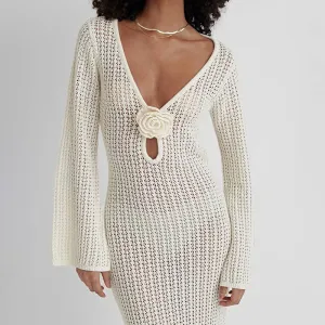 Flora Knit Cover Up Dress
