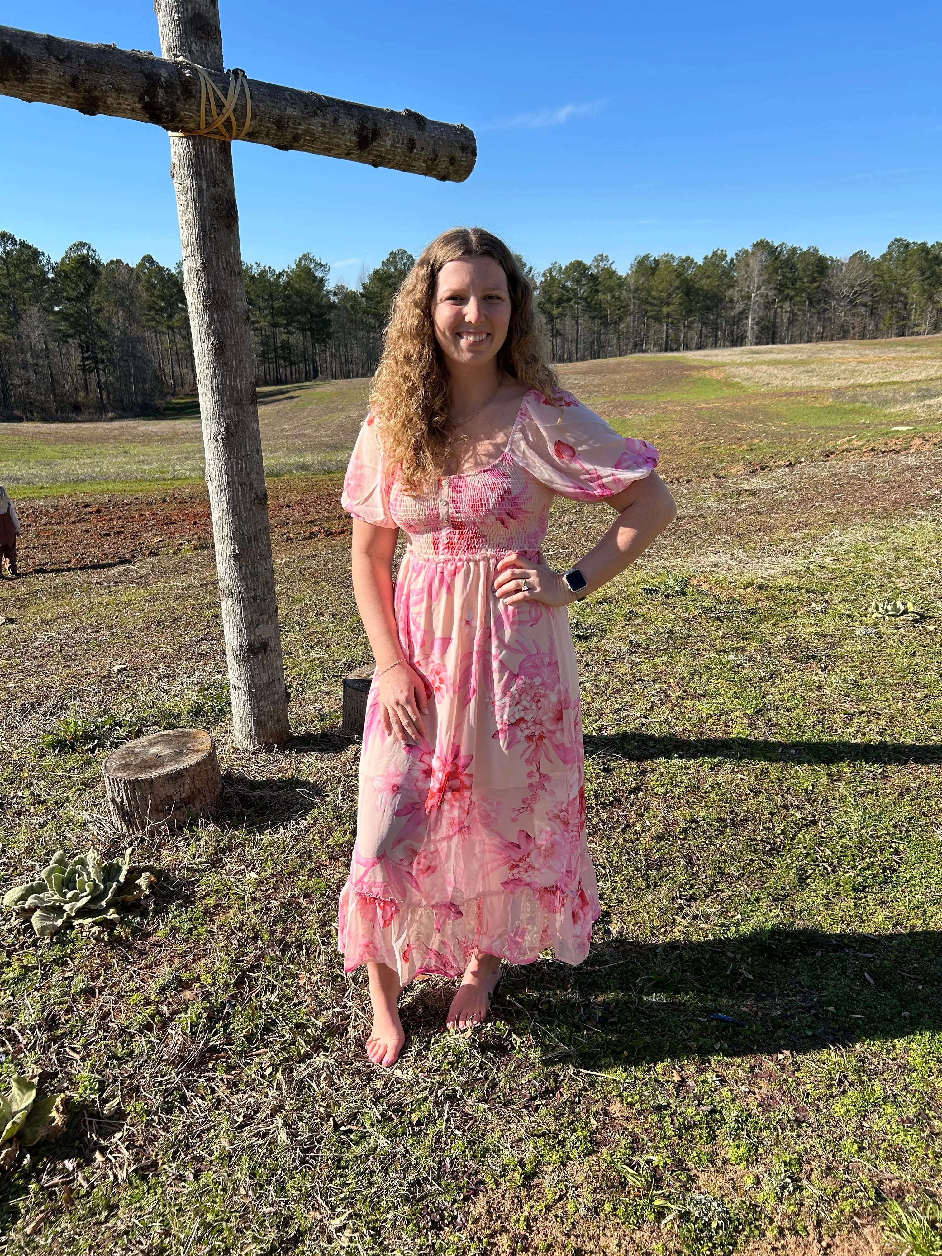 Flora maxi dress