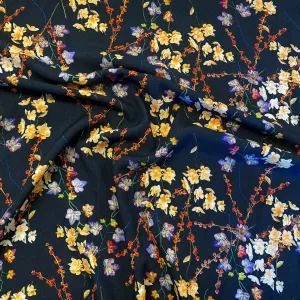 Flora Viscose : Midnight