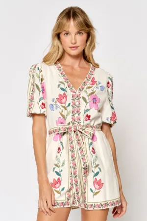 Floral Print Romper