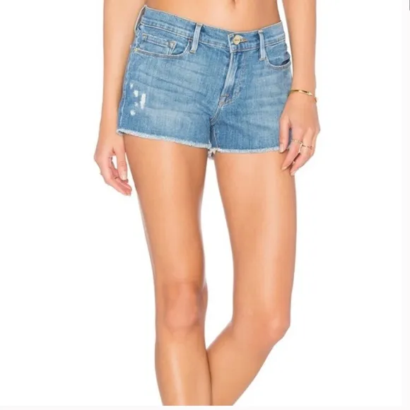 Frame Denim Le Cutoff Shorts In Russell Cave 27