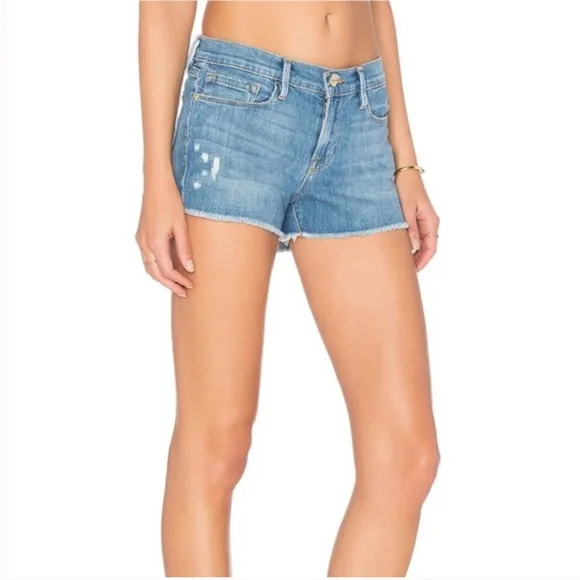 Frame Denim Le Cutoff Shorts In Russell Cave 27