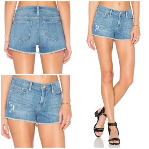 Frame Denim Le Cutoff Shorts In Russell Cave 27