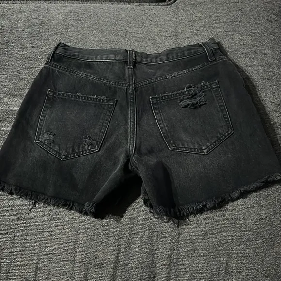 FREE People Maggie Mid Rise Denim Shorts In Montero