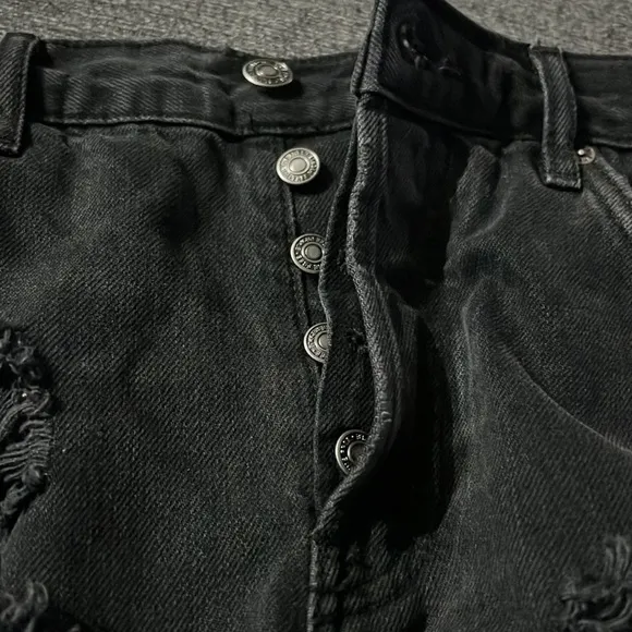 FREE People Maggie Mid Rise Denim Shorts In Montero