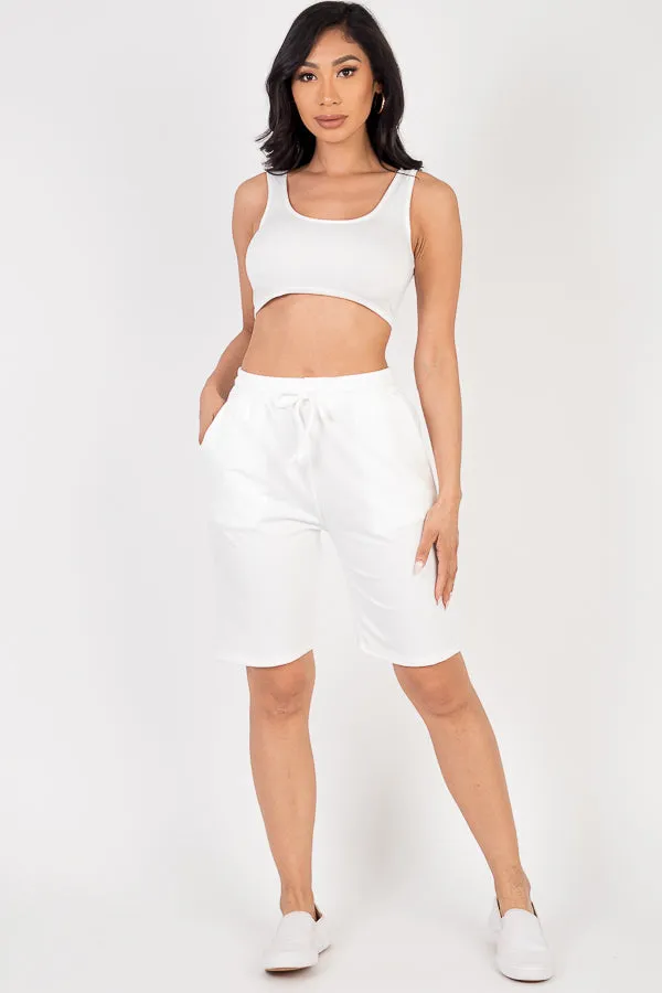 French Terry Bermuda Shorts (CAPELLA)