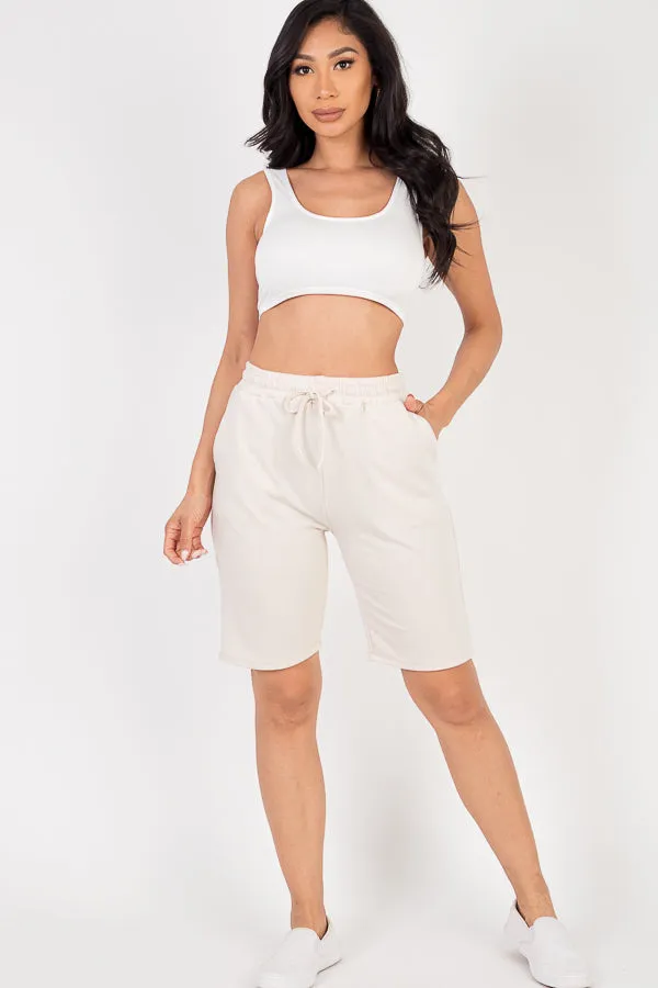 French Terry Bermuda Shorts (CAPELLA)