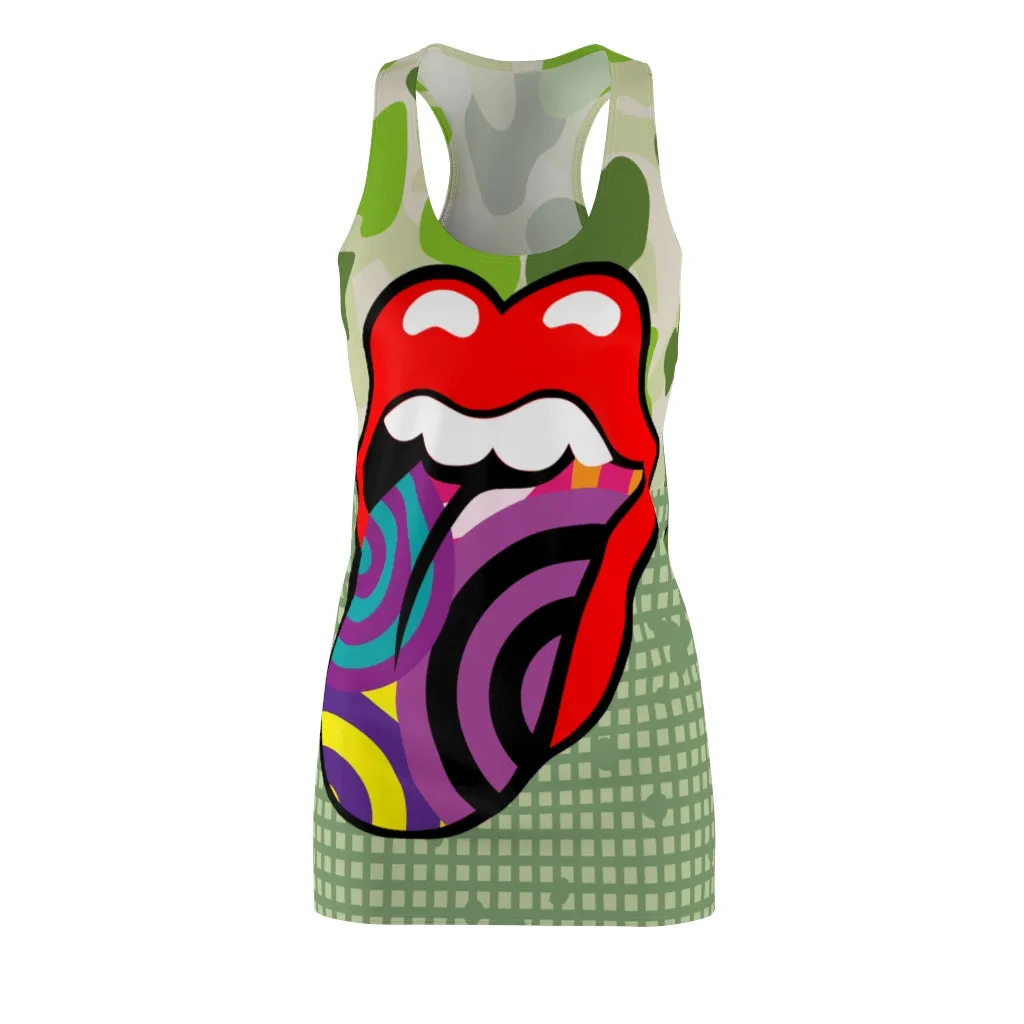 Funhouse Swirl Racerback Dress