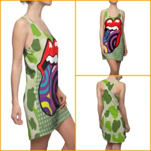 Funhouse Swirl Racerback Dress