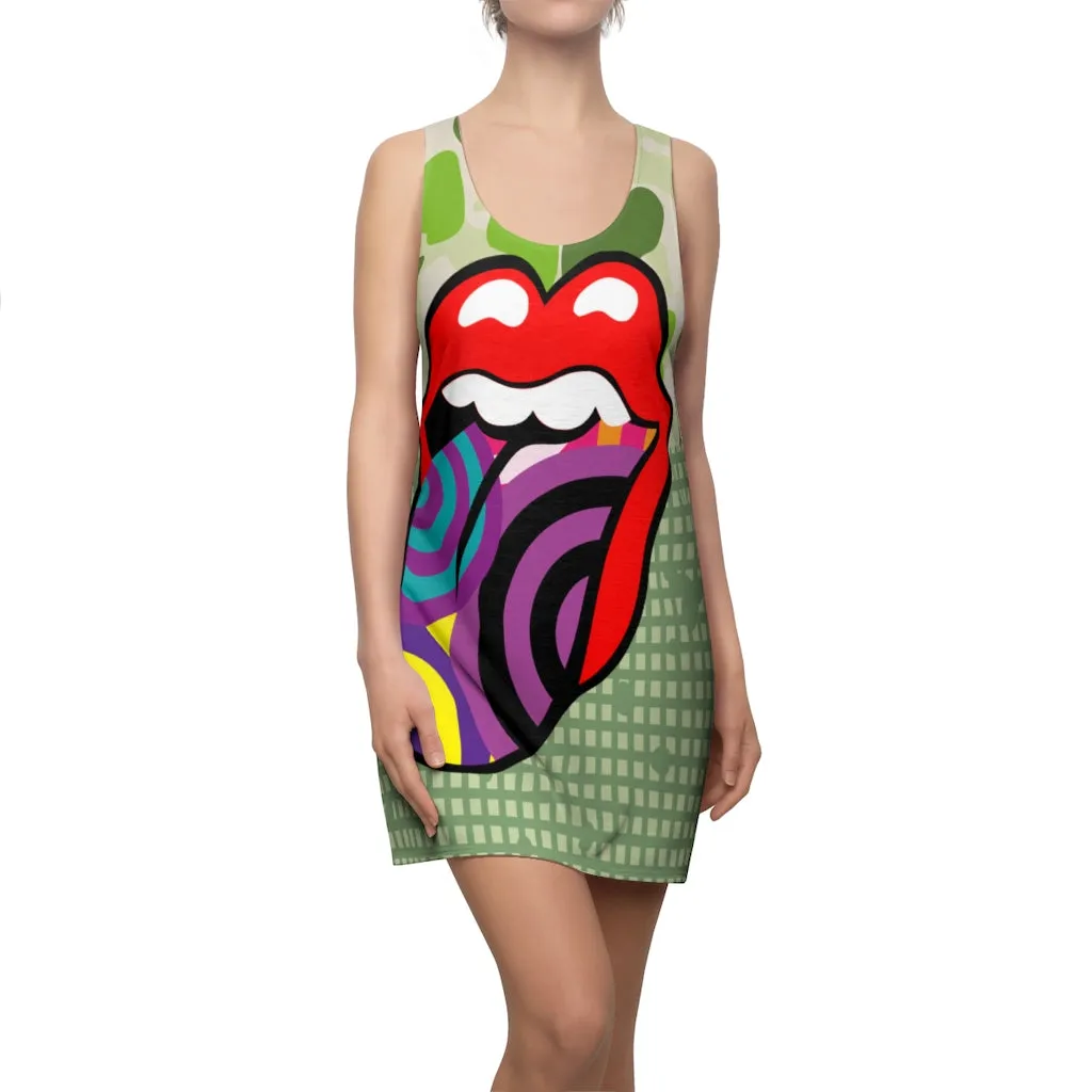 Funhouse Swirl Racerback Dress