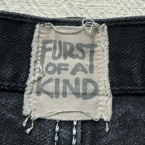 Furst of‎ a Kind Black Distressed Denim Shorts 27