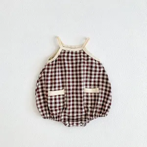 Gingham Bubble Romper | 2 Colours