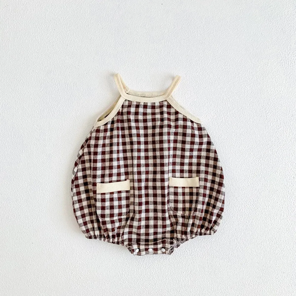 Gingham Bubble Romper | 2 Colours
