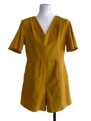 Gold V Neck Rompers TCL