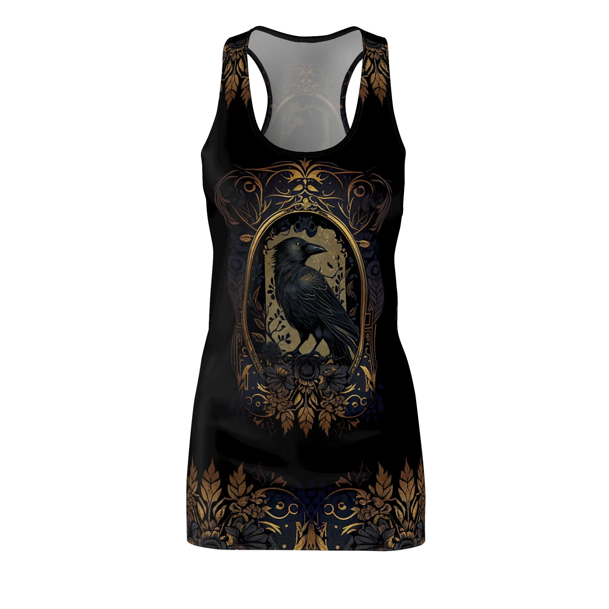 Golden Raven Guardian Tank Dress