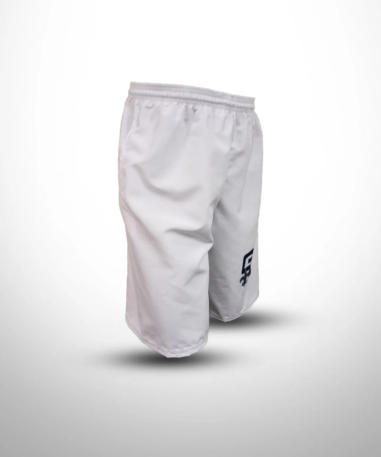 GOLDEN SAINTS Football Sublimated Microfiber Shorts WHT