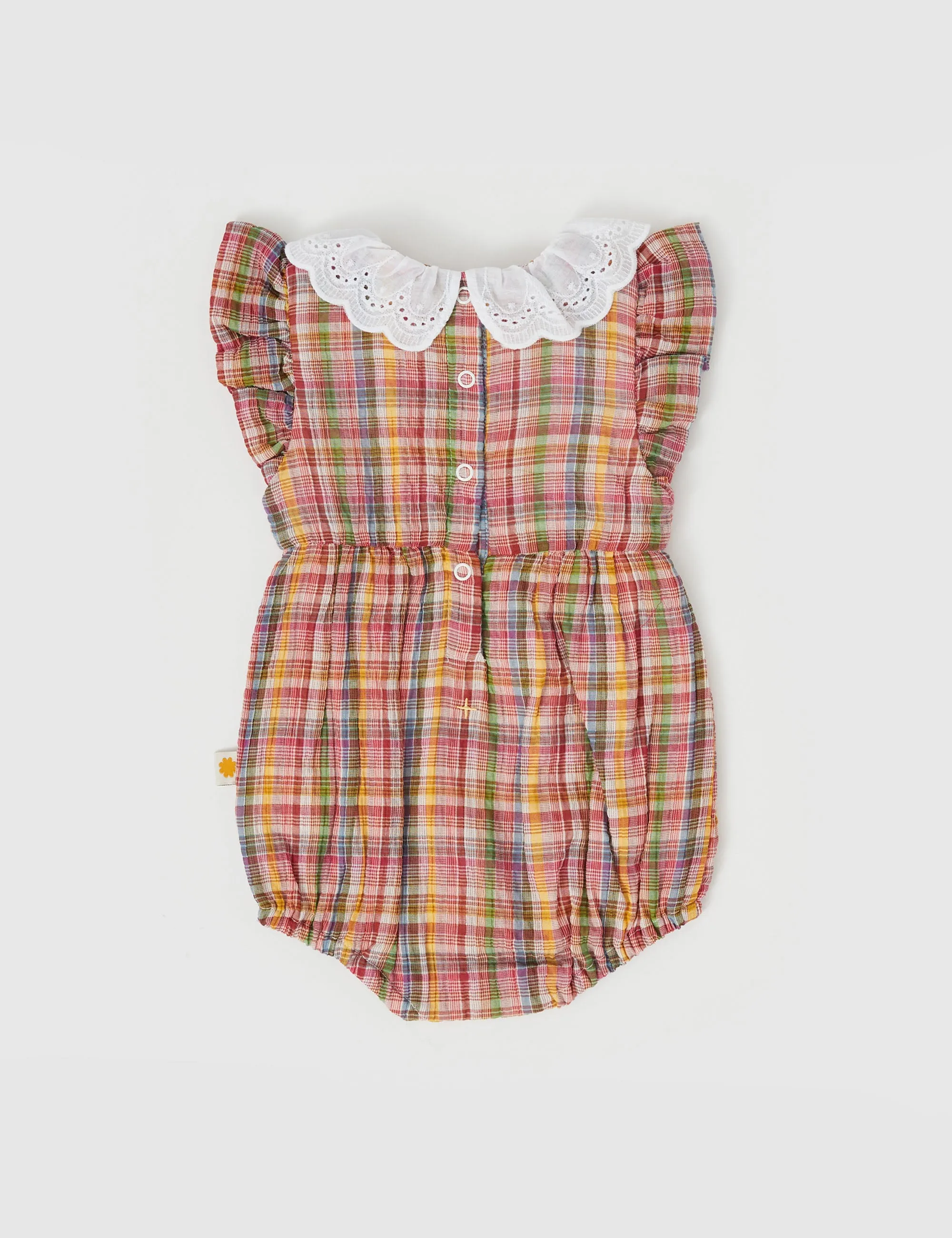 Goldie   Ace - Lani Smocked Romper (Sweetie Check)