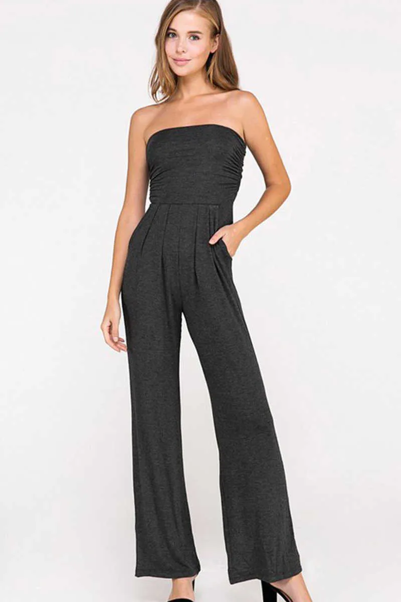 Grand Statements - Ruched Jumpsuit
