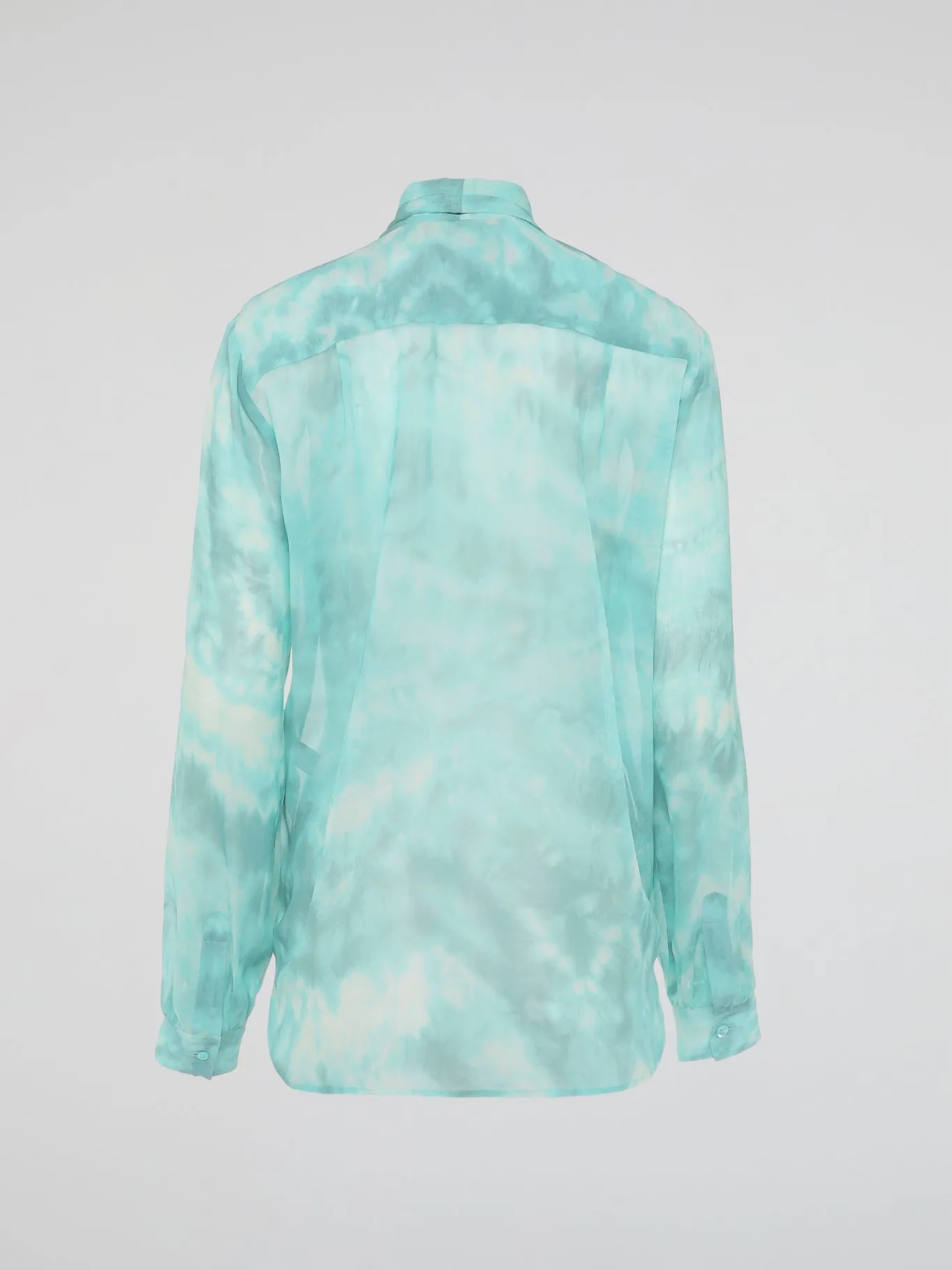 Green Tie Dye Blouse