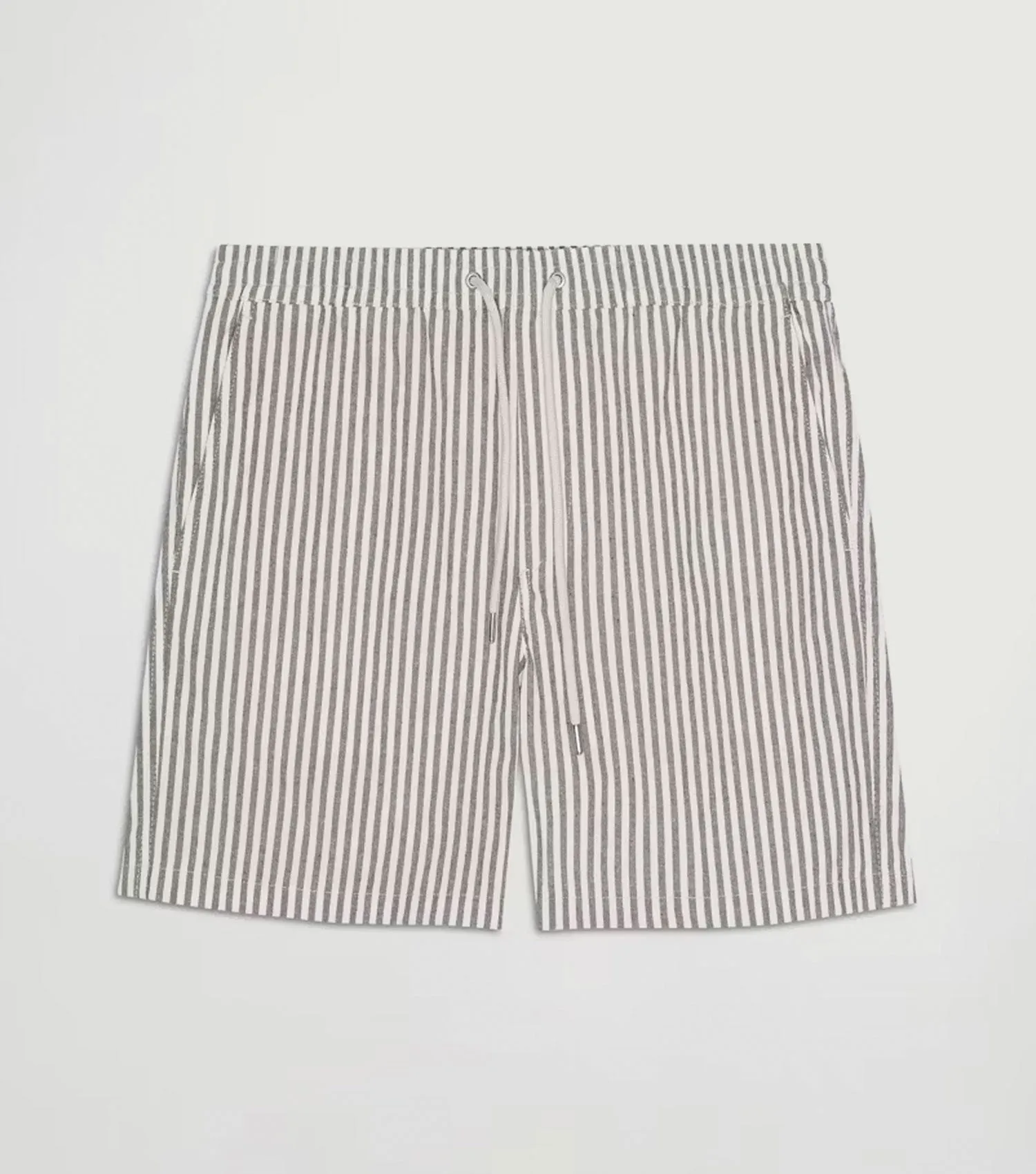 Gregor Drawstring Shorts Green Stripe