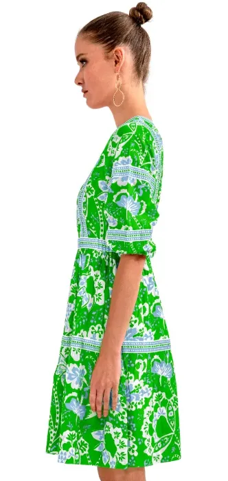 Gretchen Scott Designs Border Dress - Flora