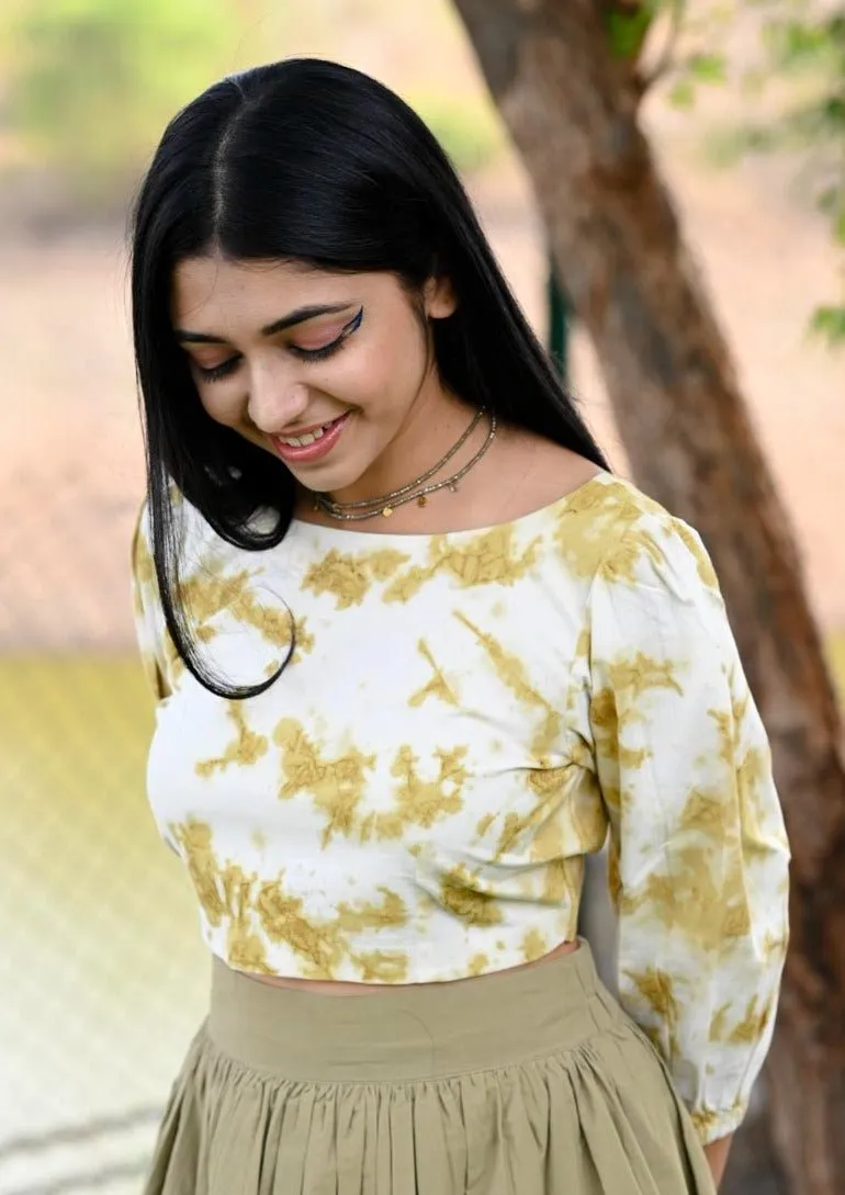 Halo - Back Tie-up Crop Top