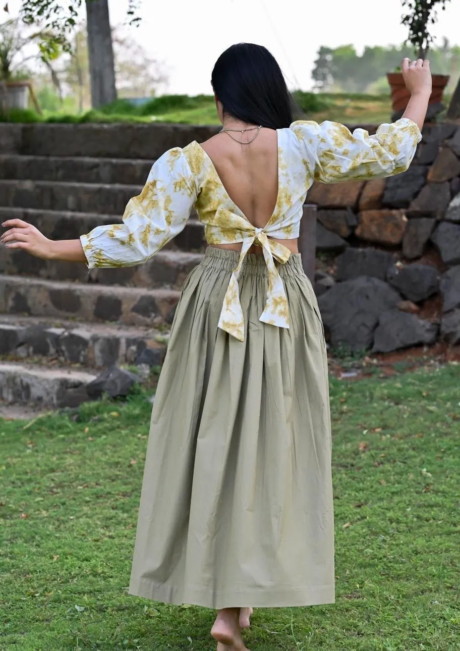 Halo - Back Tie-up Crop Top