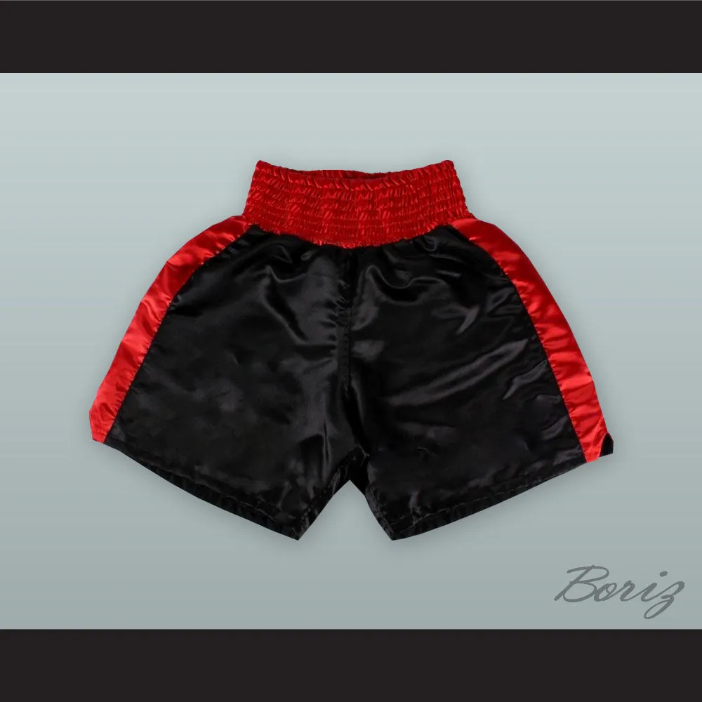Hasim 'The Rock' Rahman Black and Red Boxing Shorts