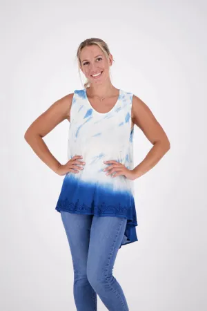 Hi Lo Tie Dye Tank Top