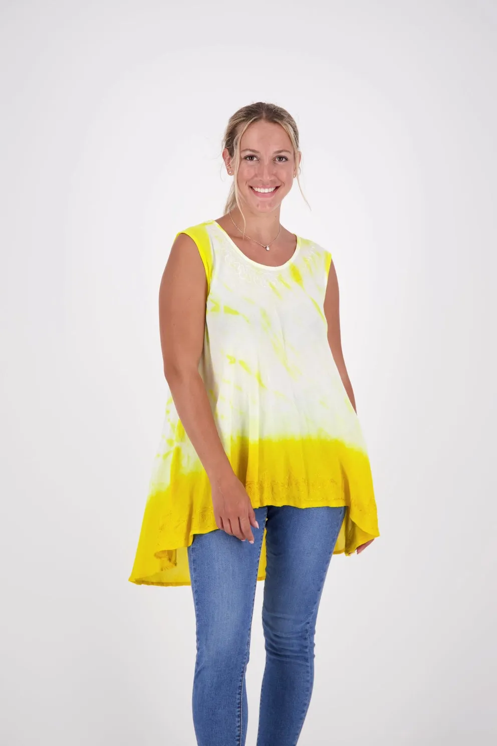 Hi Lo Tie Dye Tank Top